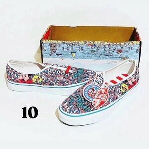 Vans x Where's Waldo Authentic Shoes Men's Size 10
